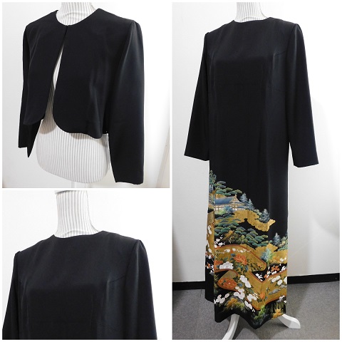 留袖ドレス　試着のみで着用 留袖ドレスレンタル / 東京と大阪に店舗。試着可能。