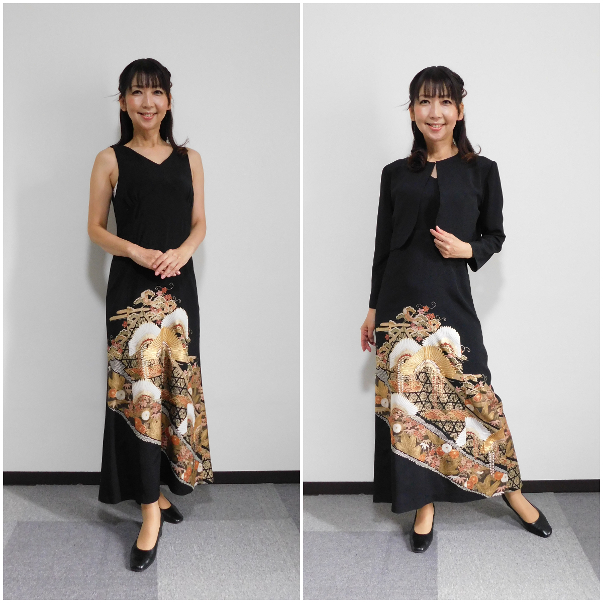 留袖ドレスレンタル / 東京と大阪に店舗。試着可能。